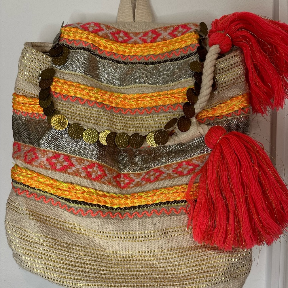 Colorful Woven Women's Bag